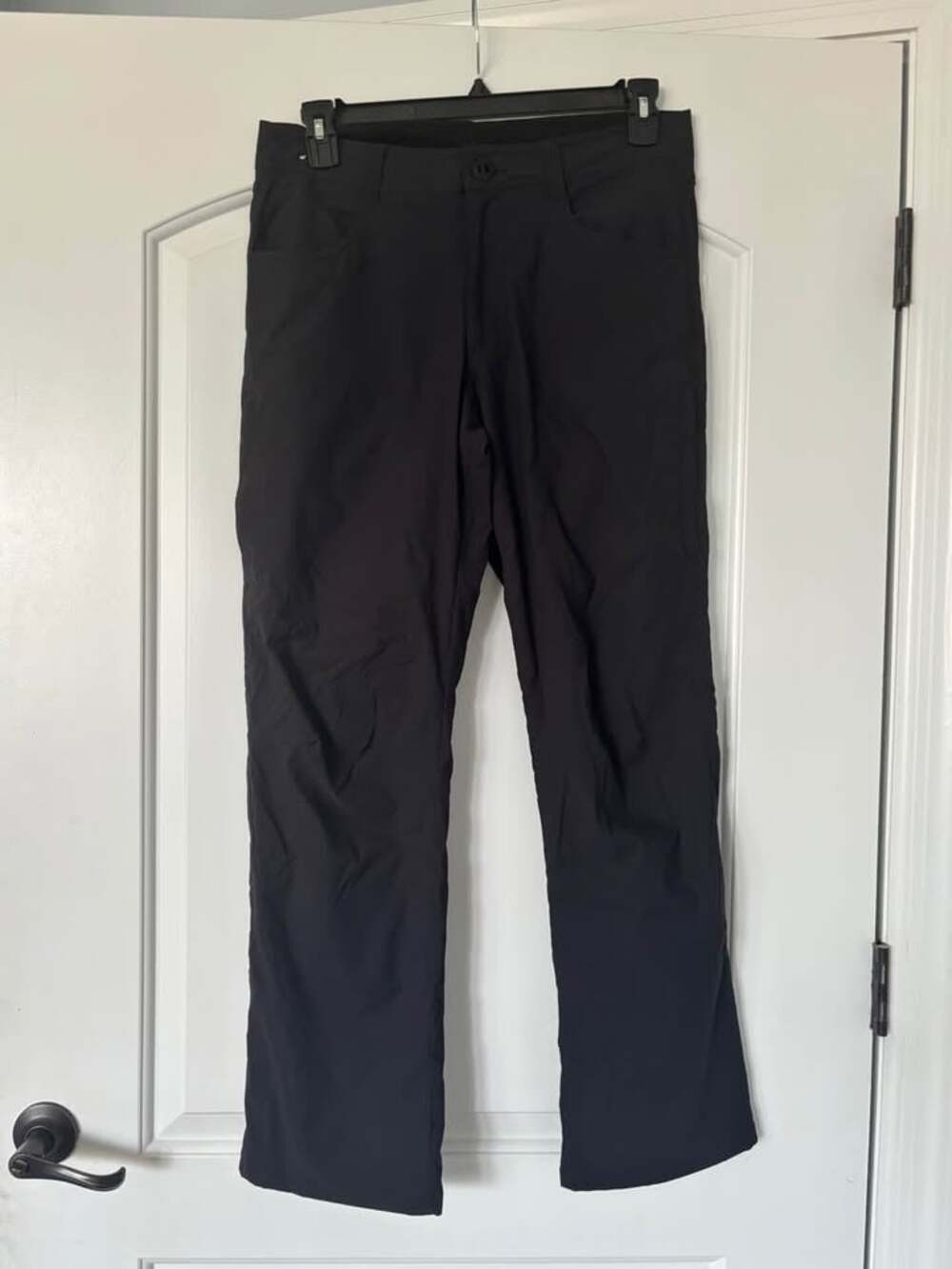 Orvis Men's Fleece Lined Technical Outdoor Hiking Pants Black 32x32 Style 152590